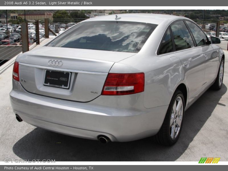 Light Silver Metallic / Black 2008 Audi A6 3.2 Sedan