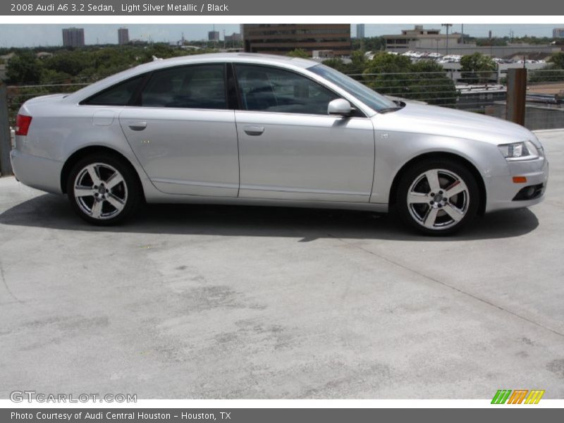 Light Silver Metallic / Black 2008 Audi A6 3.2 Sedan