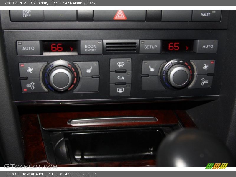 Light Silver Metallic / Black 2008 Audi A6 3.2 Sedan