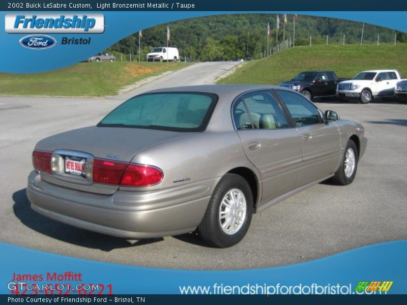 Light Bronzemist Metallic / Taupe 2002 Buick LeSabre Custom