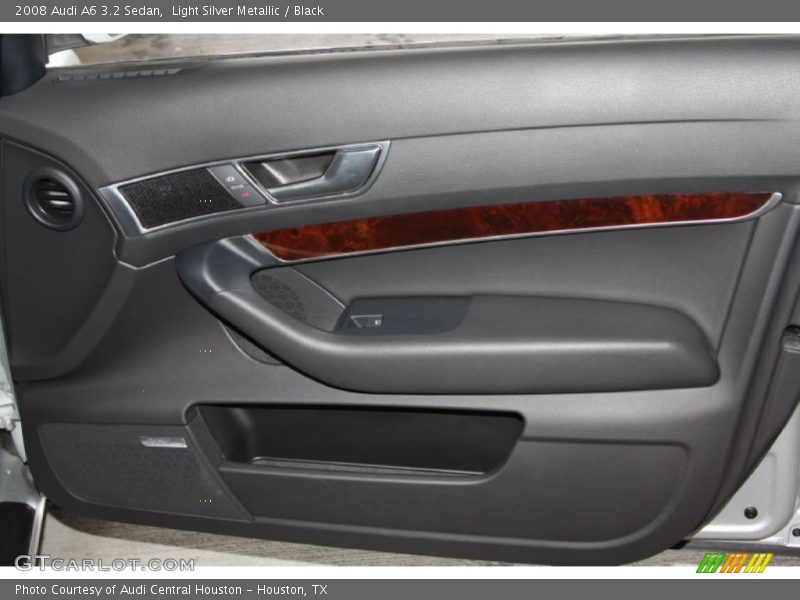 Light Silver Metallic / Black 2008 Audi A6 3.2 Sedan