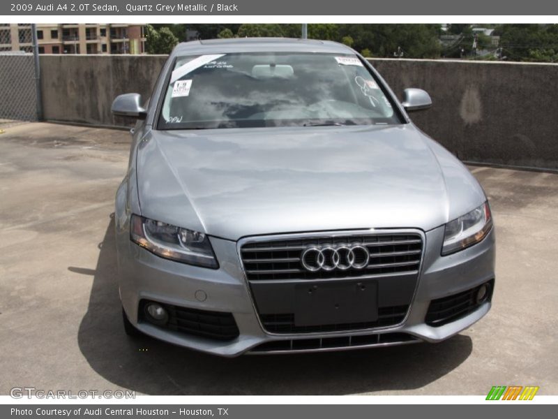 Quartz Grey Metallic / Black 2009 Audi A4 2.0T Sedan