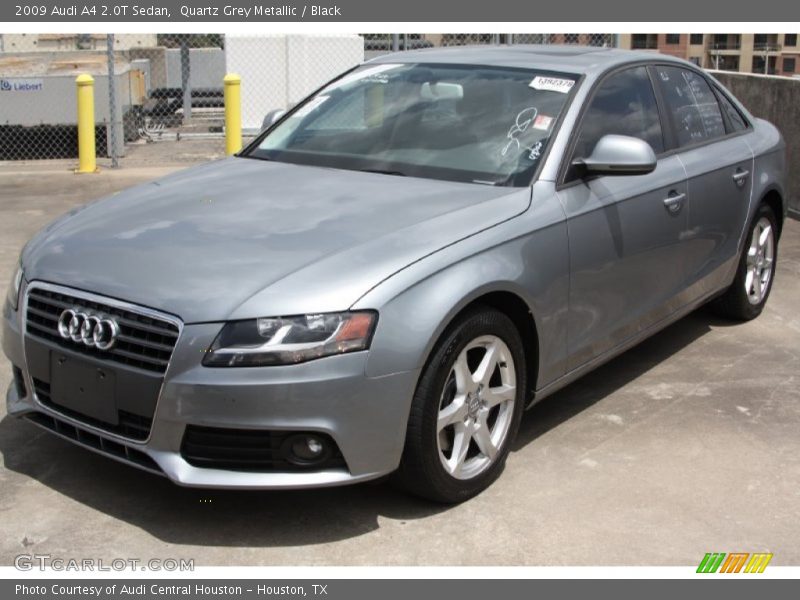 Quartz Grey Metallic / Black 2009 Audi A4 2.0T Sedan