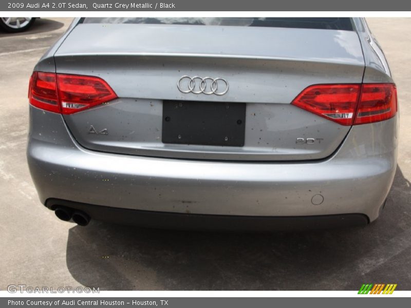 Quartz Grey Metallic / Black 2009 Audi A4 2.0T Sedan