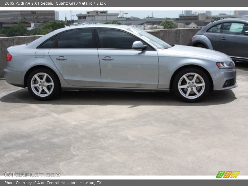 Quartz Grey Metallic / Black 2009 Audi A4 2.0T Sedan