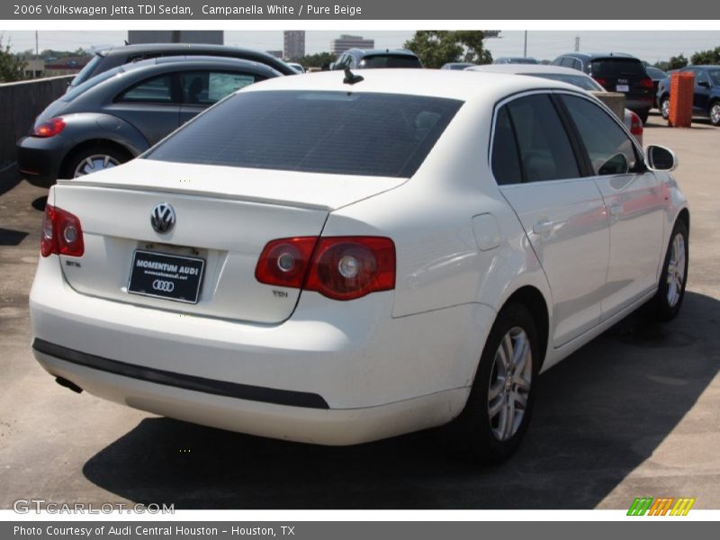 Campanella White / Pure Beige 2006 Volkswagen Jetta TDI Sedan