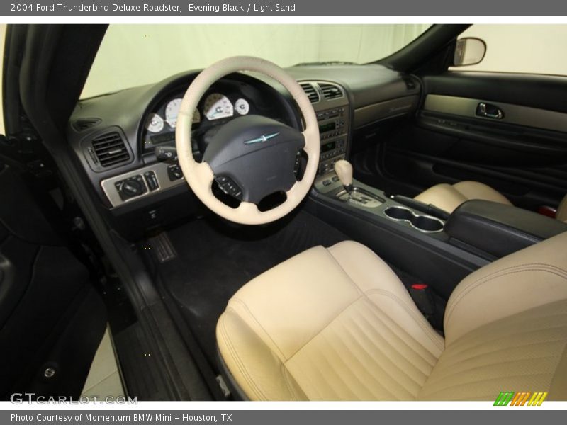 Evening Black / Light Sand 2004 Ford Thunderbird Deluxe Roadster