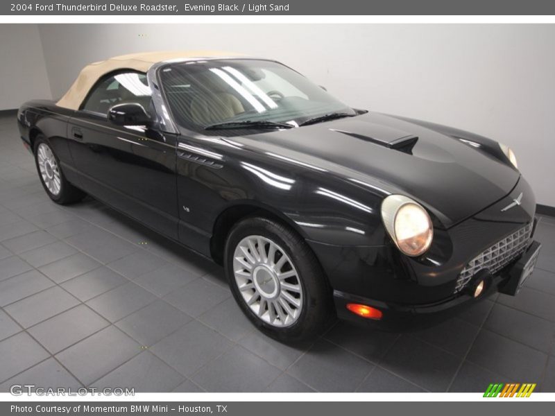 Evening Black / Light Sand 2004 Ford Thunderbird Deluxe Roadster