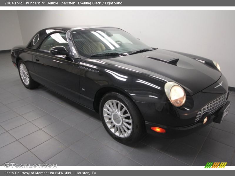Evening Black / Light Sand 2004 Ford Thunderbird Deluxe Roadster