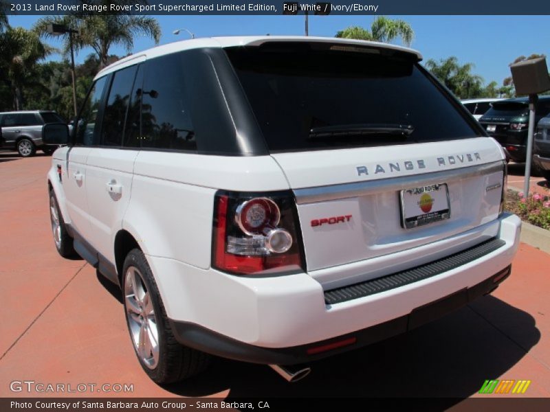 Fuji White / Ivory/Ebony 2013 Land Rover Range Rover Sport Supercharged Limited Edition