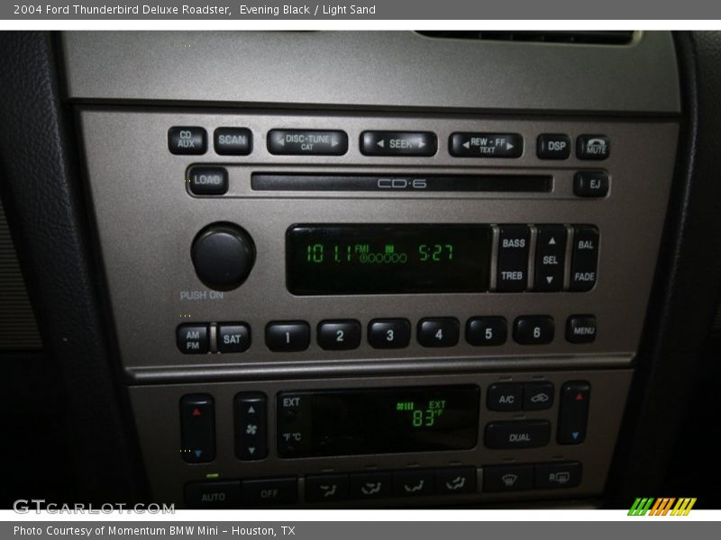 Evening Black / Light Sand 2004 Ford Thunderbird Deluxe Roadster