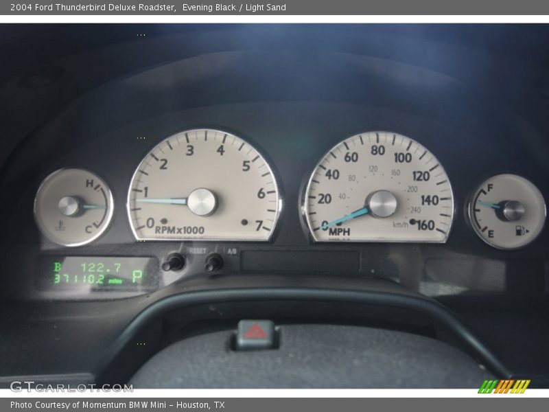 Evening Black / Light Sand 2004 Ford Thunderbird Deluxe Roadster