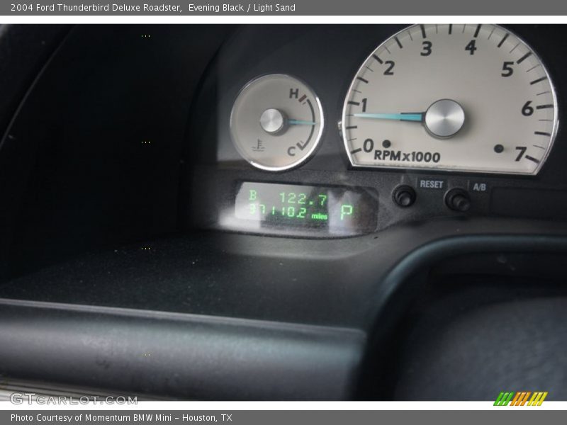 Evening Black / Light Sand 2004 Ford Thunderbird Deluxe Roadster