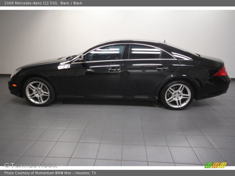 Black / Black 2006 Mercedes-Benz CLS 500