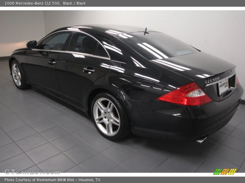 Black / Black 2006 Mercedes-Benz CLS 500