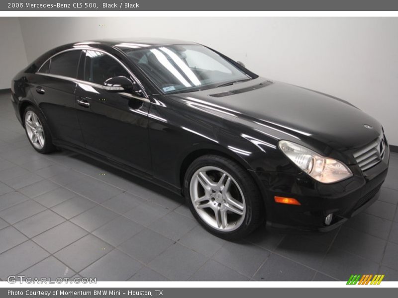 Black / Black 2006 Mercedes-Benz CLS 500
