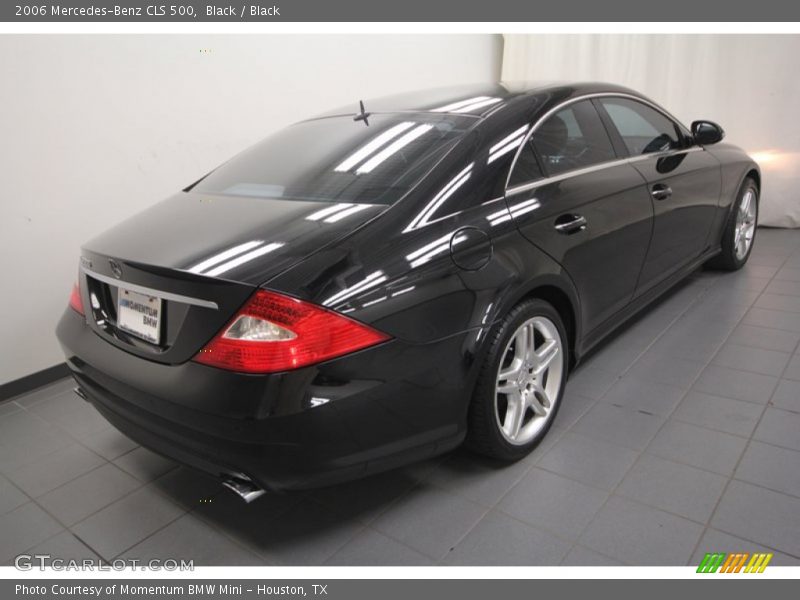 Black / Black 2006 Mercedes-Benz CLS 500