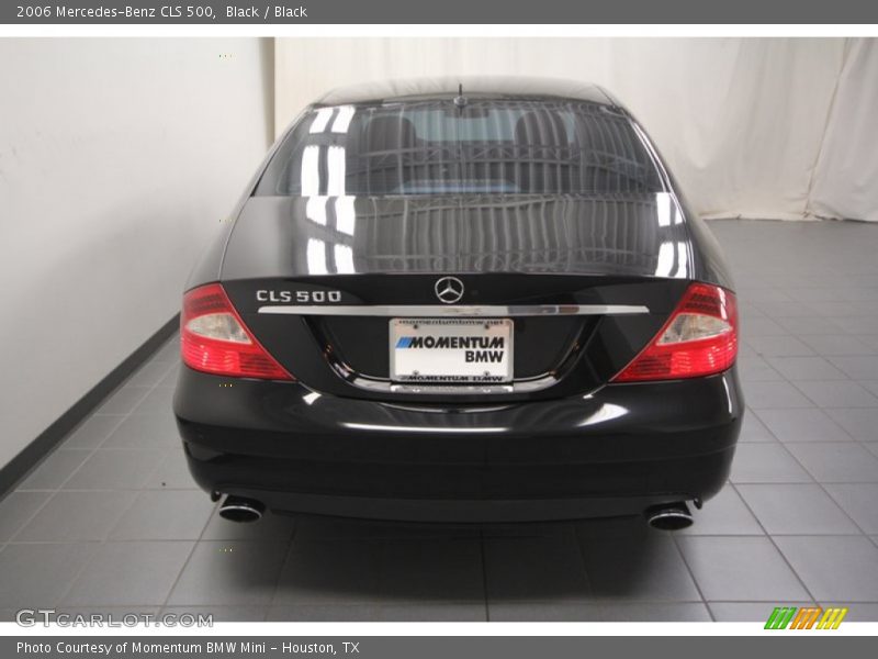 Black / Black 2006 Mercedes-Benz CLS 500