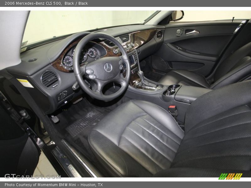 Black / Black 2006 Mercedes-Benz CLS 500
