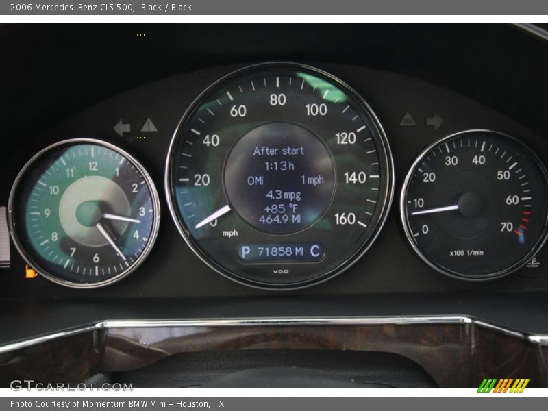 Black / Black 2006 Mercedes-Benz CLS 500