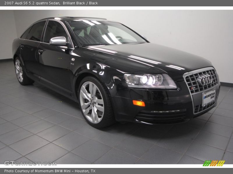 Brilliant Black / Black 2007 Audi S6 5.2 quattro Sedan