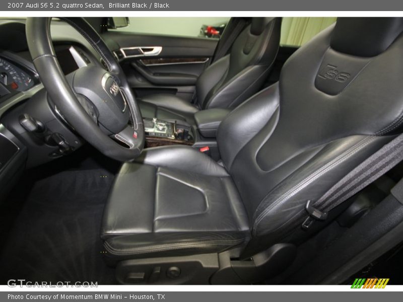 Brilliant Black / Black 2007 Audi S6 5.2 quattro Sedan