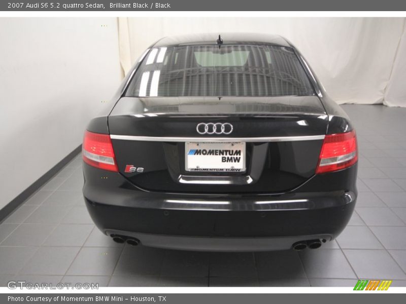 Brilliant Black / Black 2007 Audi S6 5.2 quattro Sedan