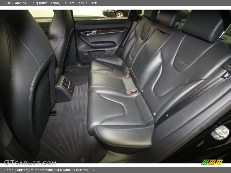 Rear Seat of 2007 S6 5.2 quattro Sedan