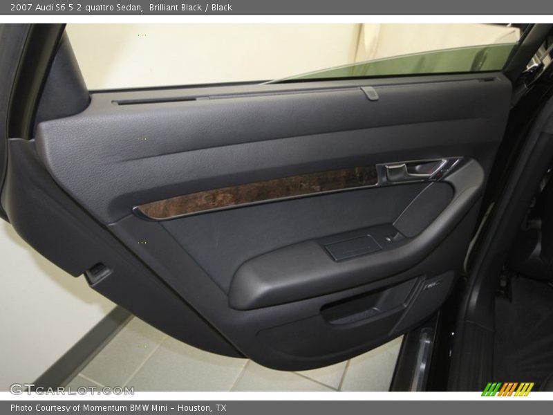 Brilliant Black / Black 2007 Audi S6 5.2 quattro Sedan