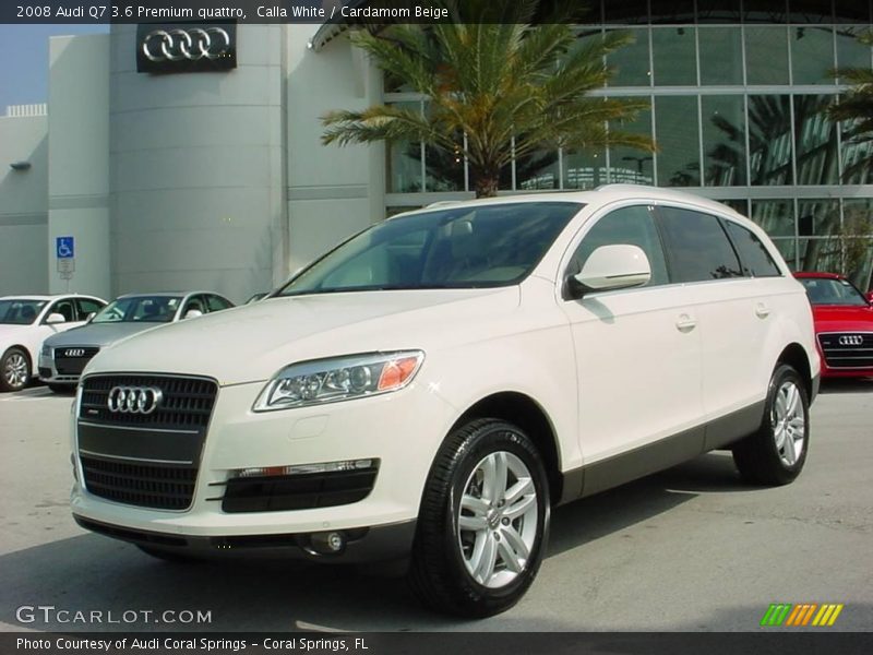 Calla White / Cardamom Beige 2008 Audi Q7 3.6 Premium quattro