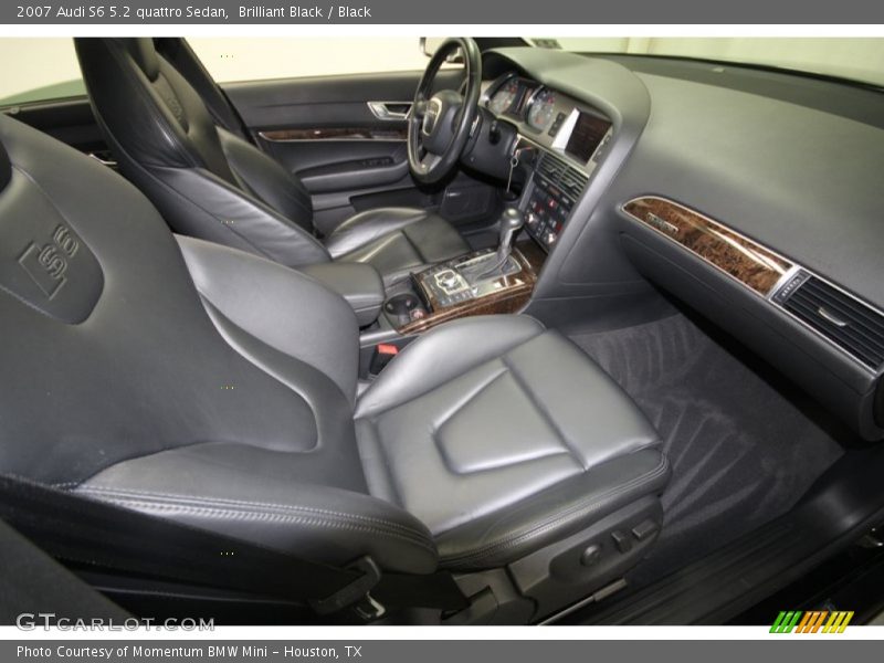 Brilliant Black / Black 2007 Audi S6 5.2 quattro Sedan