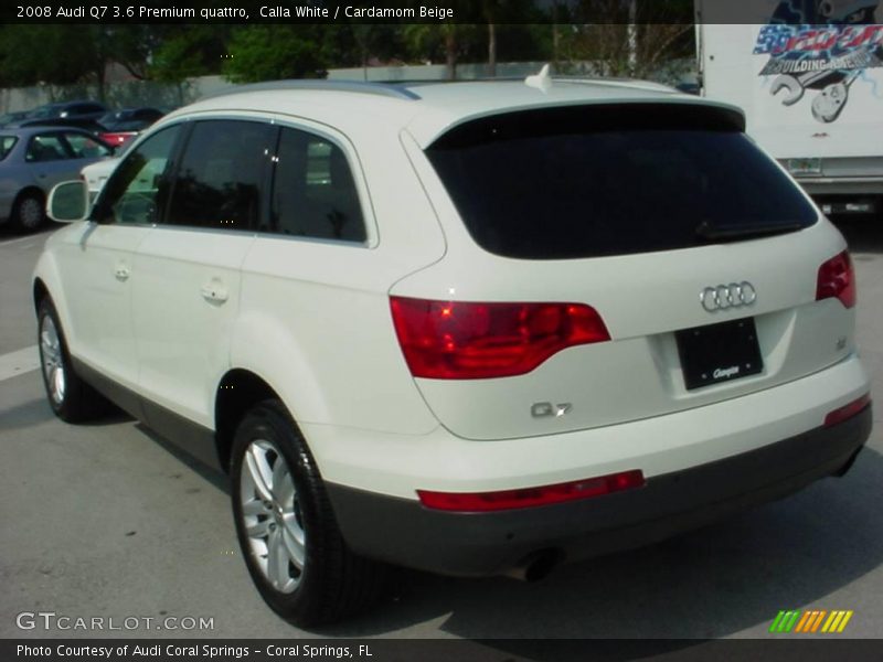 Calla White / Cardamom Beige 2008 Audi Q7 3.6 Premium quattro