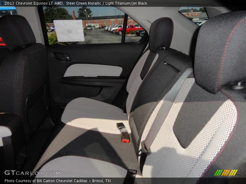 Steel Green Metallic / Light Titanium/Jet Black 2013 Chevrolet Equinox LT AWD