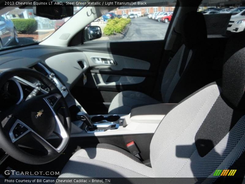 Steel Green Metallic / Light Titanium/Jet Black 2013 Chevrolet Equinox LT AWD