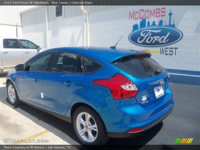 Blue Candy / Charcoal Black 2013 Ford Focus SE Hatchback
