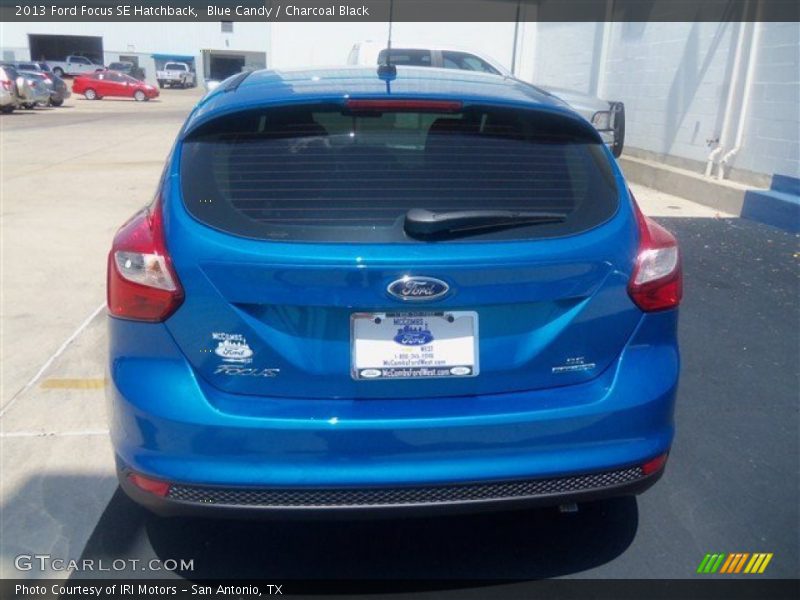 Blue Candy / Charcoal Black 2013 Ford Focus SE Hatchback