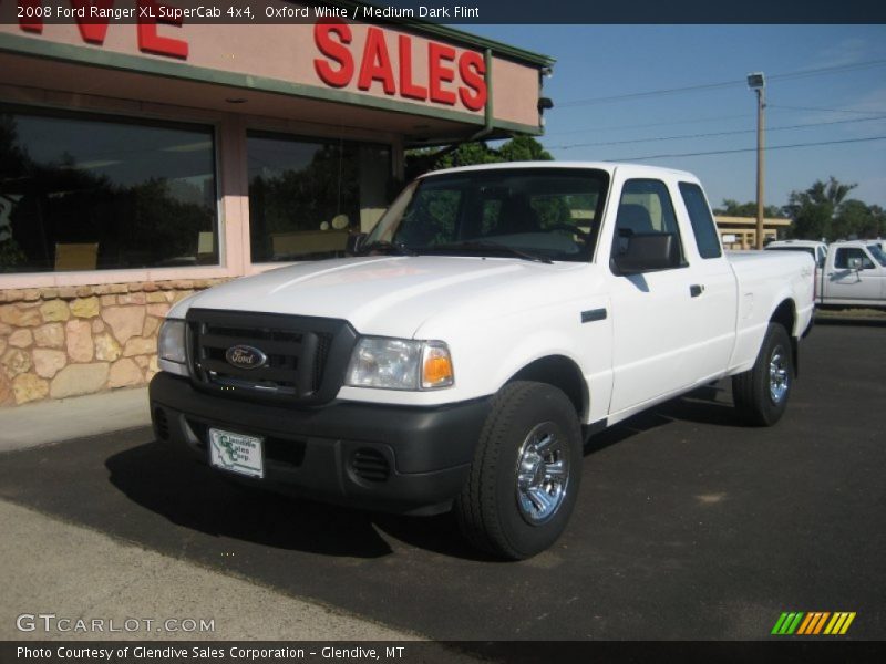 Oxford White / Medium Dark Flint 2008 Ford Ranger XL SuperCab 4x4