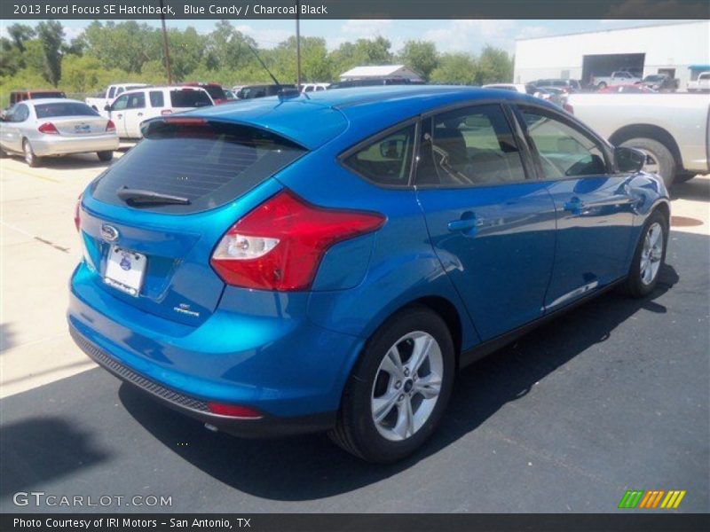 Blue Candy / Charcoal Black 2013 Ford Focus SE Hatchback