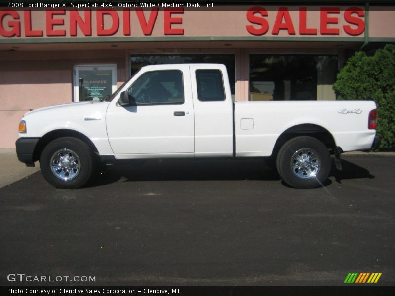 Oxford White / Medium Dark Flint 2008 Ford Ranger XL SuperCab 4x4