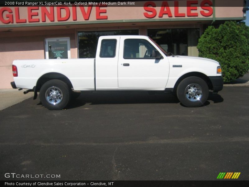 Oxford White / Medium Dark Flint 2008 Ford Ranger XL SuperCab 4x4