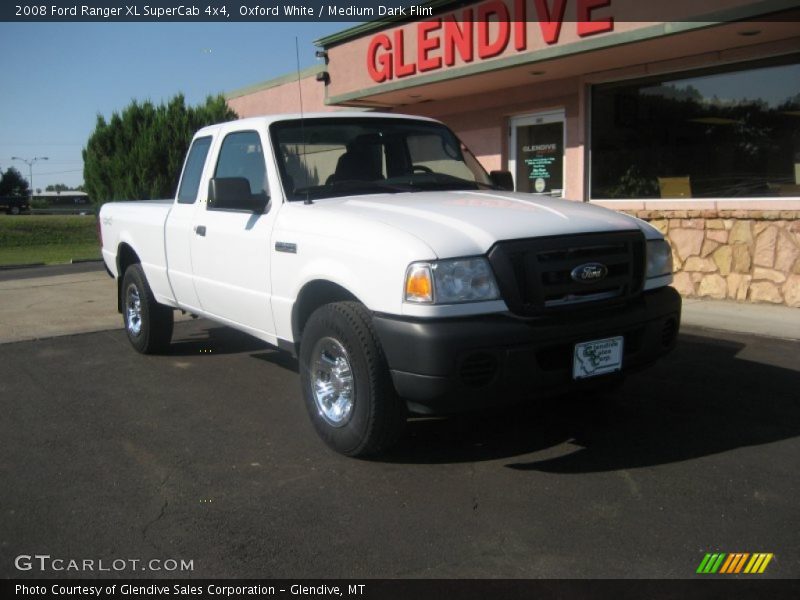 Oxford White / Medium Dark Flint 2008 Ford Ranger XL SuperCab 4x4