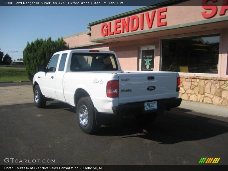 Oxford White / Medium Dark Flint 2008 Ford Ranger XL SuperCab 4x4