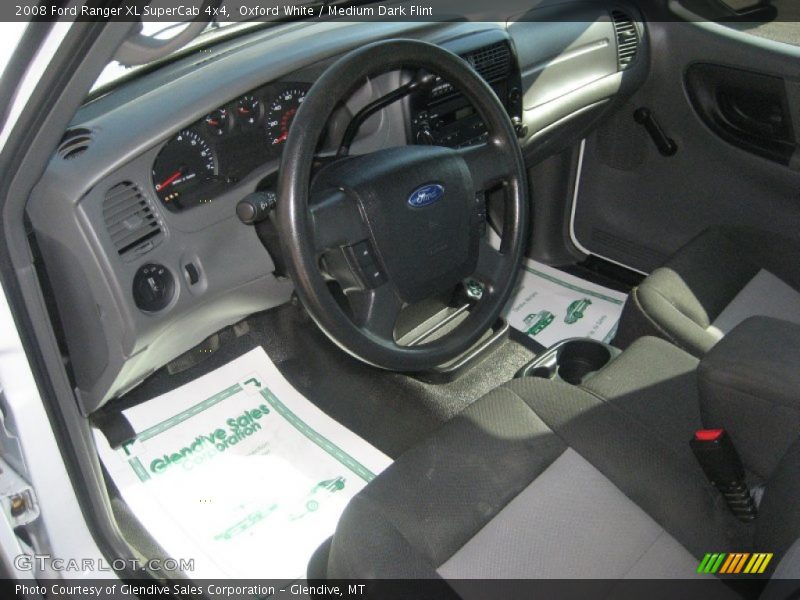 Oxford White / Medium Dark Flint 2008 Ford Ranger XL SuperCab 4x4