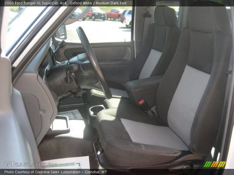 Oxford White / Medium Dark Flint 2008 Ford Ranger XL SuperCab 4x4
