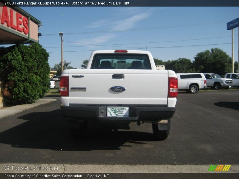 Oxford White / Medium Dark Flint 2008 Ford Ranger XL SuperCab 4x4
