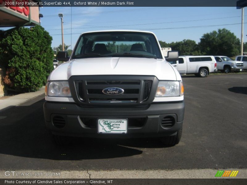 Oxford White / Medium Dark Flint 2008 Ford Ranger XL SuperCab 4x4