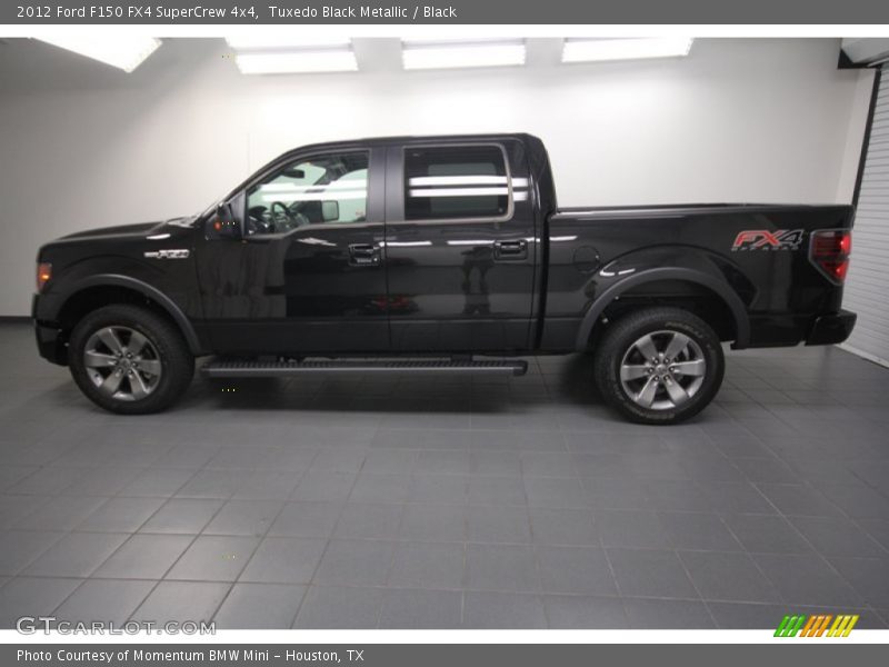 Tuxedo Black Metallic / Black 2012 Ford F150 FX4 SuperCrew 4x4