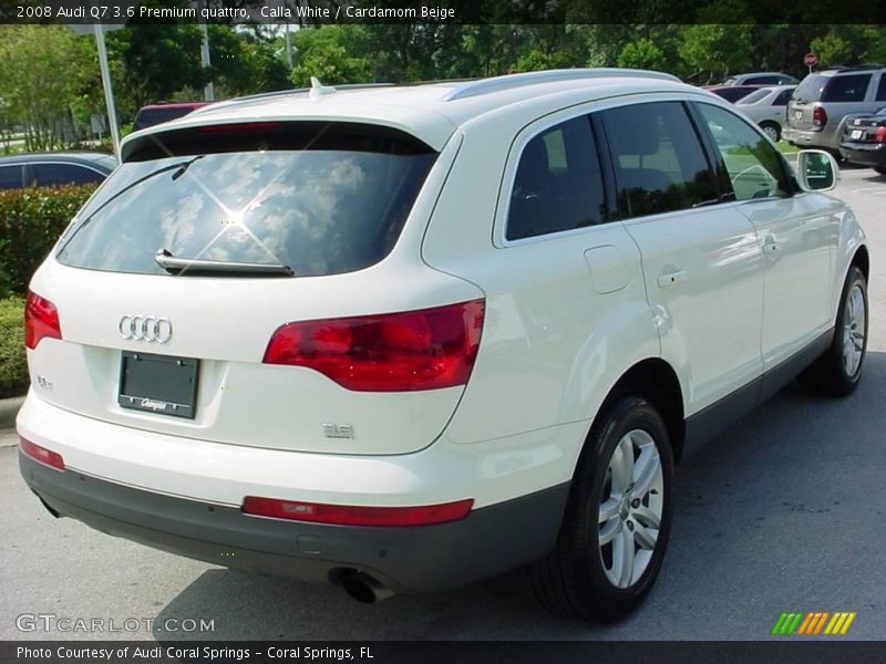 Calla White / Cardamom Beige 2008 Audi Q7 3.6 Premium quattro