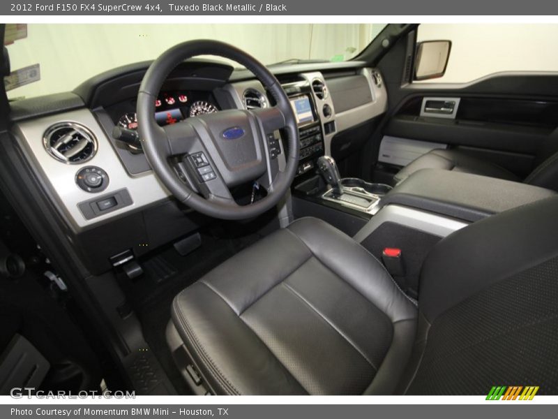 Tuxedo Black Metallic / Black 2012 Ford F150 FX4 SuperCrew 4x4