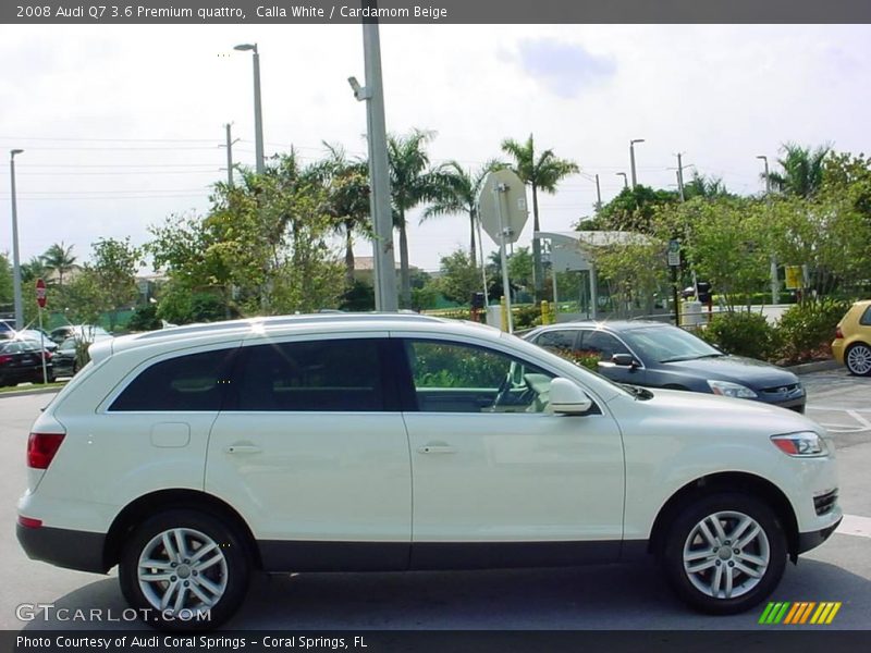 Calla White / Cardamom Beige 2008 Audi Q7 3.6 Premium quattro